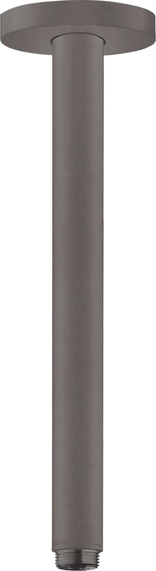 hansgrohe Deckenanschluss S 300mm, brush. bla chrome, runde Rosette