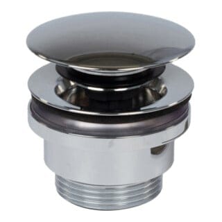 Keuco Ablaufgarnitur Push-Open, G 1 1/4, Aluminium-finish