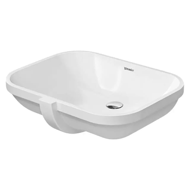 Duravit Einbauwaschtisch D-Code 55x40cm, EB v unt, o. HL, HLB, m ÜL, we