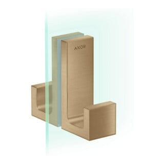hansgrohe Duschtürg Axor Uni Rectangular brushed bronze