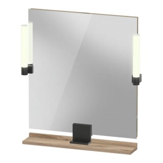 Duravit LED-Spiegel 9 W Sivida 65x65x3,6cm, E Ma., Leu., au, stl, G sw