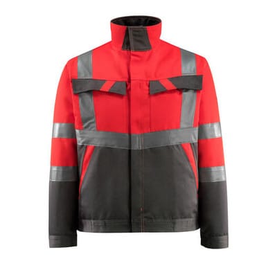 Mascot Forster Arbeitsjacke Größe 4XL, hi-vis rot/dunkelanthrazit