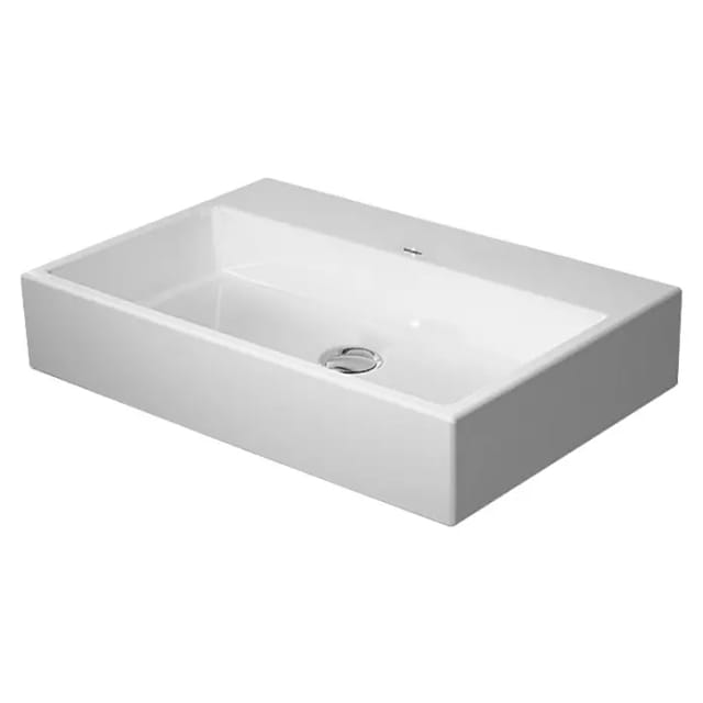 Duravit Möbelwaschtisch geschliffen Vero Air 60x47cm, we, o. HL, ÜL, mit Hahnlochbank