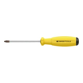 PB Swiss Tools Schraubendreher, für Phillips, mit 2K-SwissGrip-Heft, ESD, Kreuzschlitzgröße 0