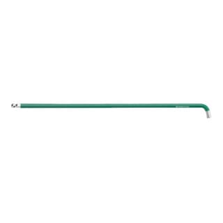 PB Swiss Tools Sechskant-Winkelschraubendreher, lang, mit Kugelkopf und kurzem Schenkel, pulverbeschichtet, 2 mm
