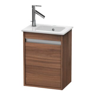Duravit Waschtischunterschrank Ketho 40x28,5x55cm, wandhängend, T re, Nussb natur
