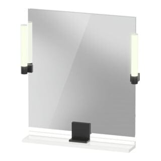 Duravit LED-Spiegel 9 W Sivida 65x65x3,6cm, w g, Leu., au, stl, Gr. sw