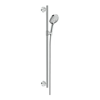 hansgrohe Brause-Set Raindance Select S 990mm Brausestange, weiß/chrom, 3jet