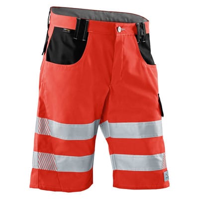 Kübler PSA Reflectiq Shorts 2307 warnrot/schwarz 60