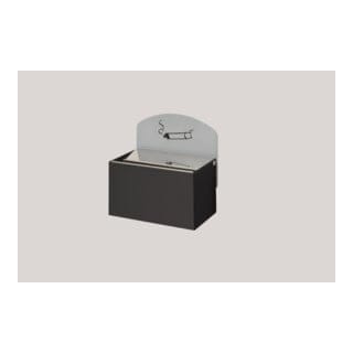 VAR Wandascher WH 9 mit Schild anthrazit 0,4 l
