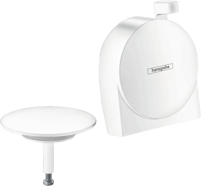 hansgrohe Fertigmontageset Exafill S Wanneneinlauf, Ab-/Überlaufgarnitur, m.-we