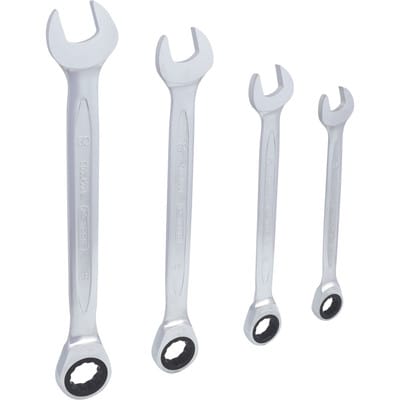 KS Tools GEARplus Ratschenringmaulschlüssel-Satz, 4-teilig 24-32mm