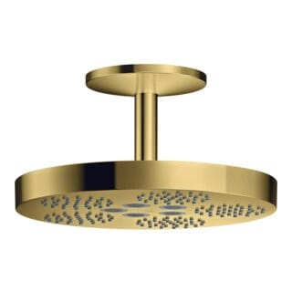 hansgrohe Kopfbrause Axor One m Deckenanschluss, 1j, polished gold optic
