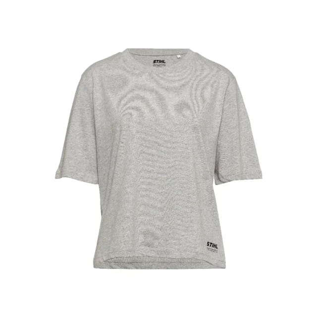 STIHL T-Shirt Gr. S Damen SUSTAINABLE BOXY Grau
