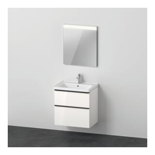 Duravit Möbel-Set D-Neo 650mm, Weiß Hochglanz