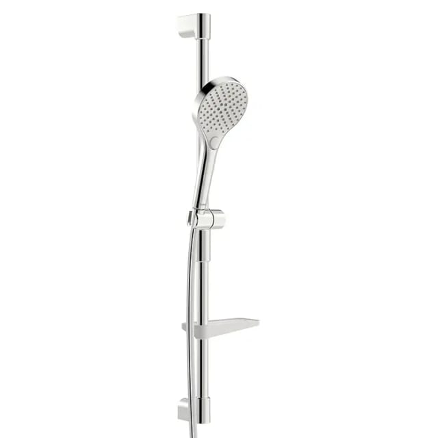 Hansa Duschsystem HANSAVIVA Wandstangen-Brause, Wd B.Schl. 125cm, ch