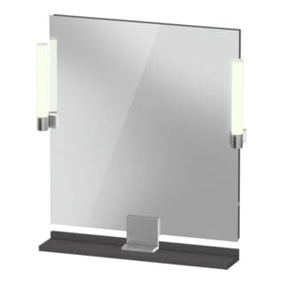 Duravit LED-Spiegel 9 W Sivida 65x65x3,6cm, gra m, Leu., au, stl, G chr