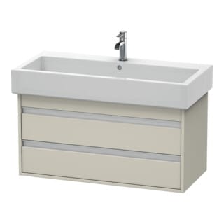 Duravit Waschtischunterschrank Ketho 95x44cm, Tau, 2 Schubkästen, wandhängend