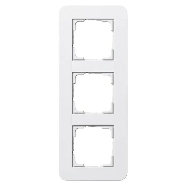 Gira Abdeckrahmen 3fach Reinweiß/Reinweiß 0213410