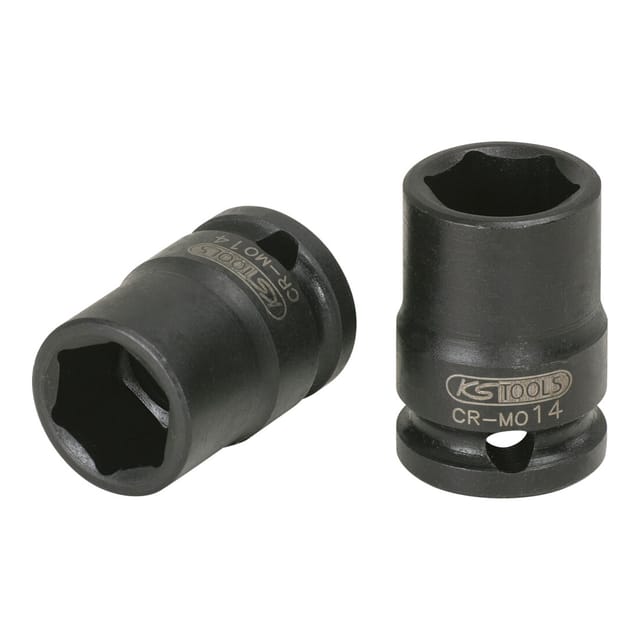 KS Tools 3/8" Sechskant-Kraft-Stecknuss, kurz, 21mm