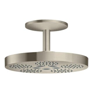hansgrohe Kopfbrause Axor One m Deckenanschluss, 2jet, brushed nickel