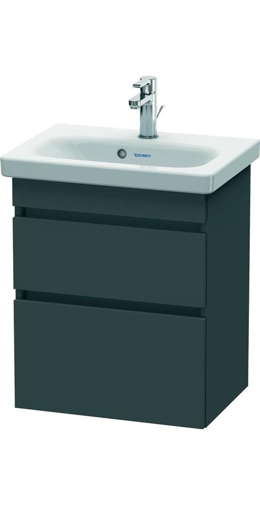 Duravit Waschtischunterschrank Com DuraStyle 50x36,8cm, graph ma, 2 SchKa., wandhängend