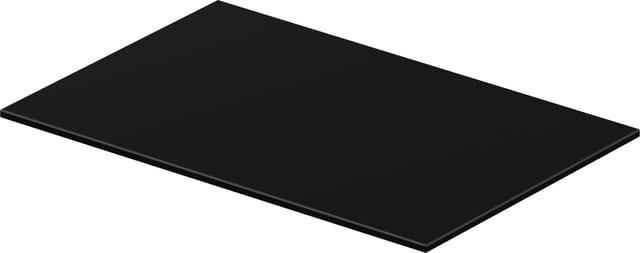 Duravit Glaseinleger DuraSquare 77x38cm, Sicherheitsglas, Schwarz