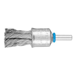 PFERD TOOLS Pinselbürste mit Kunststoffschutz gezopft PBG Ø19 mm Schaft-Ø6 mm Edelstahl-Draht-Ø0,35