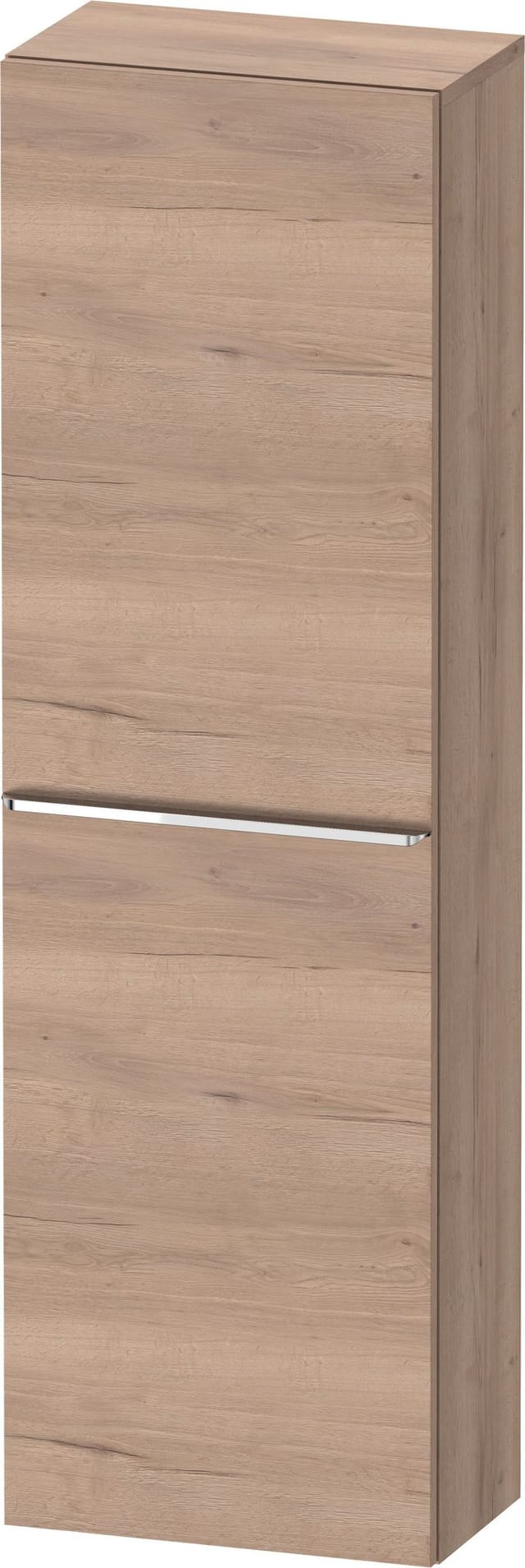 Duravit Halbhochschrank D-Neo 40x24cm, 1 Tür, 4 Bö, An L, ch/Ei marm.