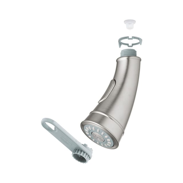 Grohe Spülbrause 46890 supersteel/night time grey