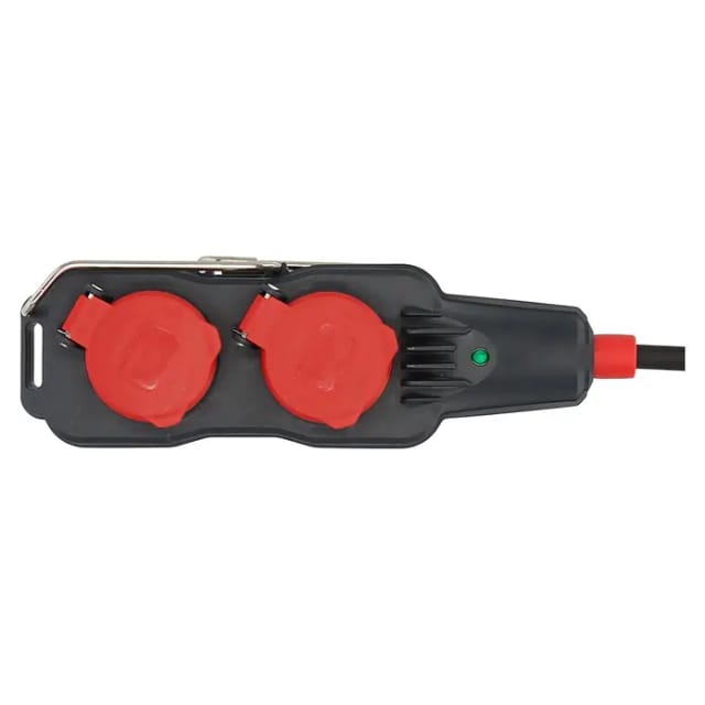 Brennenstuhl Professional Powerblock mit Verlängerungsleitung PB 1100 IP54 4-fach 15m schwarz H07RN-F 3G1,5
