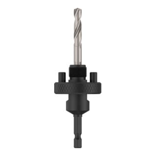 Bosch Aufsteckhalter und Zentrierbohrer für Lochsäge, 32-210 x 44 mm