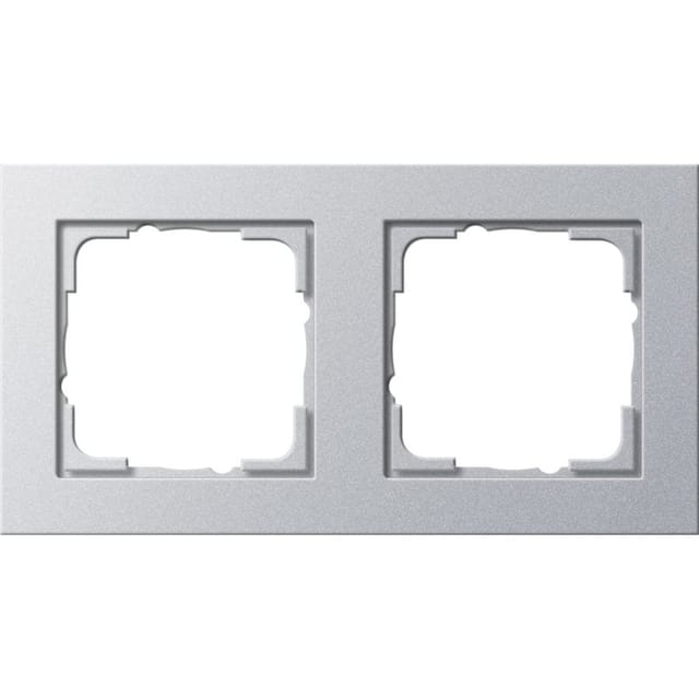 Gira Abdeckrahmen 2f.alu E2 021225