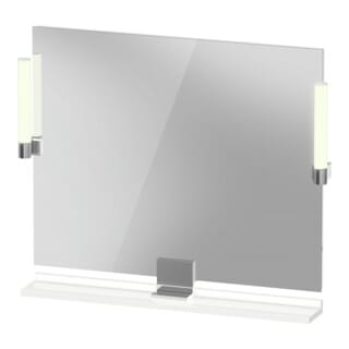 Duravit LED-Spiegel 9 W Sivida 85x65x3,6cm, w g, Leu., au, stl, Gr. chr