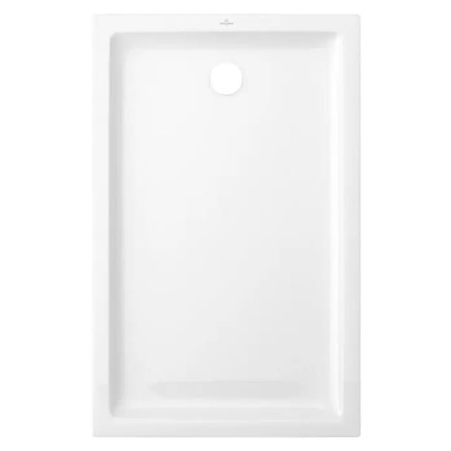 V&B Duschwanne O.NOVO 120x80x6cm, weiß