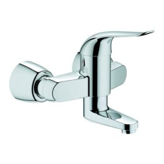 Grohe Waschtisch-Einhebelmischer Euroeco Special chr, Ausl. 17,4cm, abspb. S-Anschlüsse