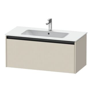 Duravit Waschtischunterschrank Ketho.2 101x48cm, Tau matt, 1 Ausz., wandhängend