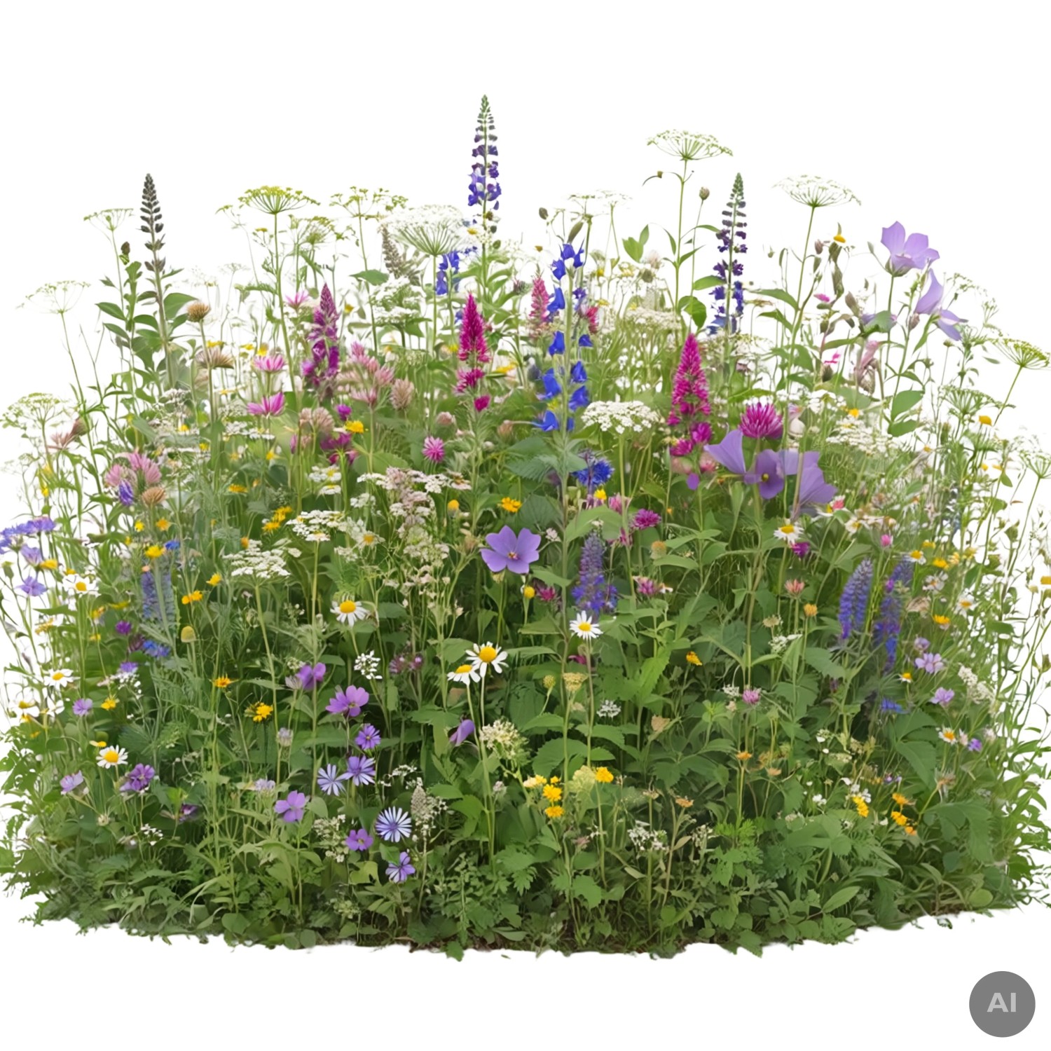 LaCaTho Glühwürmchenmischung Samen 10000 Samen Bunte Blüten Wildblumenmischung Bienenweide