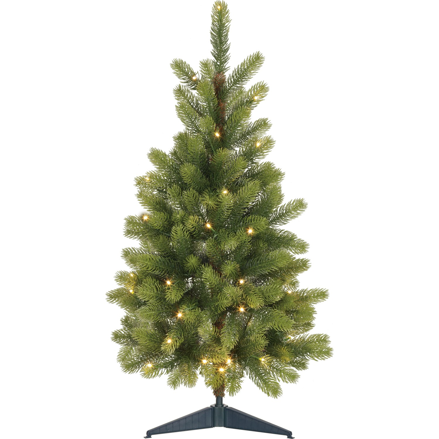Künstlicher Weihnachtsbaum LED Tannenbaum Nagano 90 cm Kunsttanne Grün
