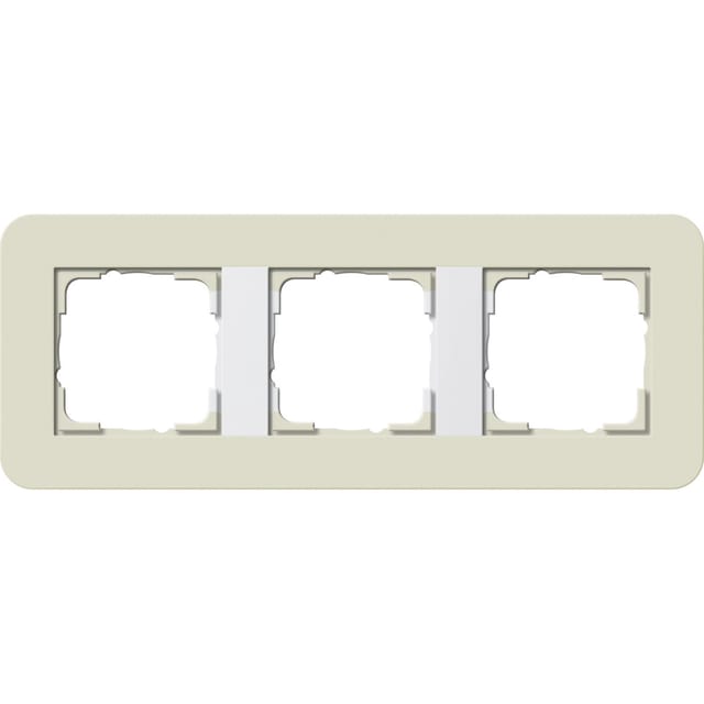 Gira Abdeckrahmen 3fach Sand/Reinweiß 0213417