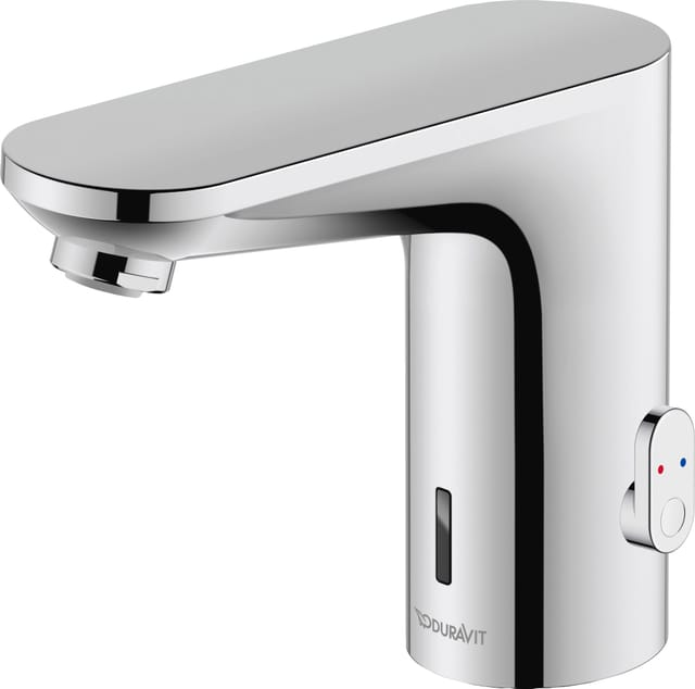 Duravit Infrarot-Waschtischarmatur Sensor 1 Netzt, Ausl. 122mm, Temp.-Reg., chr