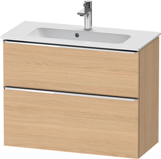 Duravit Waschtischunterschrank D-Neo Compact 81x37,2, ch/Ei N, 1 Kast, 1 Ausz., wandhängend