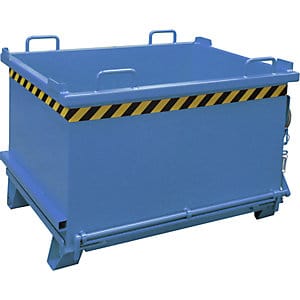 Bauer Südlohn Klappbodenbehälter SB 750, lackiert, Lichtblau