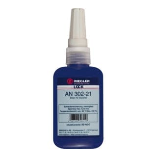 Riegler Lock AN 302-21, anaerober Klebstoff,niedrigfest, 50 ml