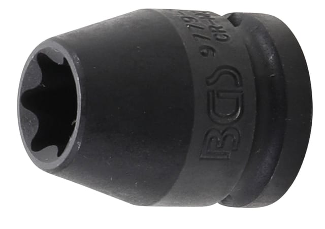 BGS Kraft-Steckschlüssel-Einsatz E-Profil 9779-18, Antrieb Innenvierkant 12,5 mm (1/2"), SW E18