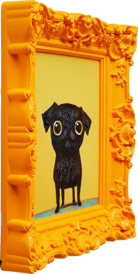 Kare Design Bild mit Rahmen Gerahmtes Bild Sweet Dog Eyes 30x35cm Bild 3