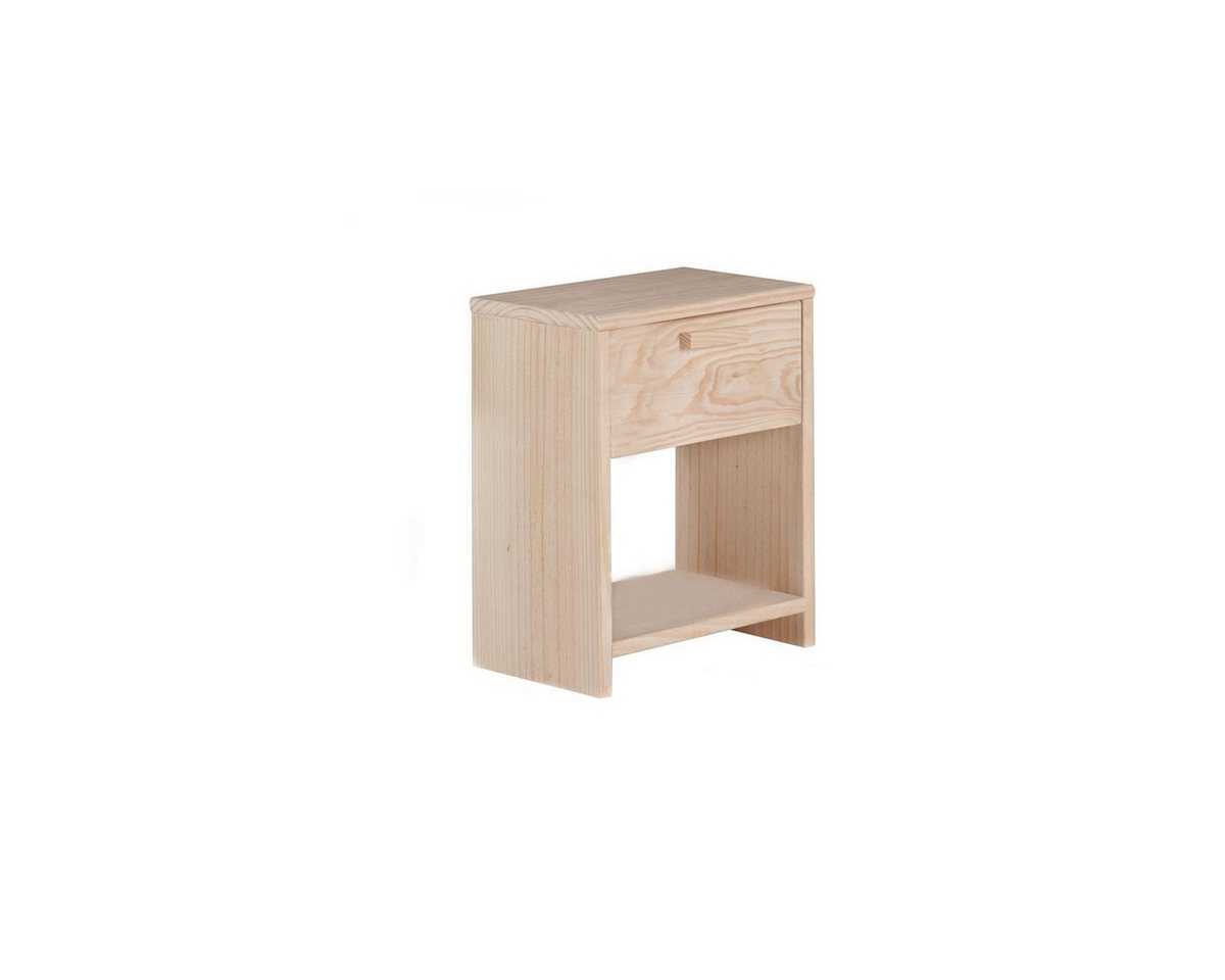 Astigarraga Kit Line Drehtürenschrank Nachttisch Kommode Beistelltisch eine Schublade, praktisch und klein Bild 3
