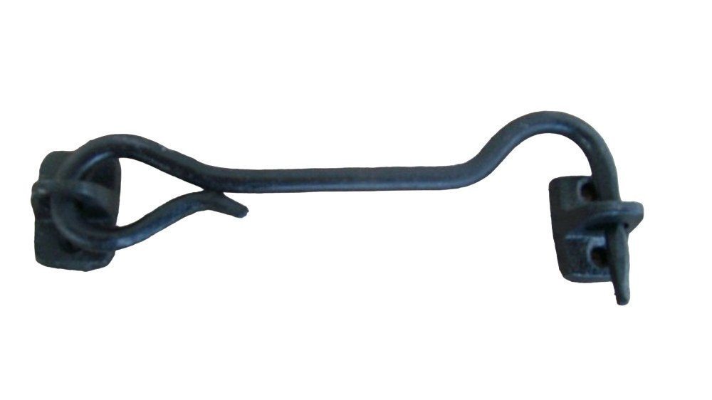 Deko-Impression Türriegel Kajüthaken, Riegel, Eisenhaken, Türbeschlag, Eisen, Landhaus 15 cm, (1-tlg) Bild 3
