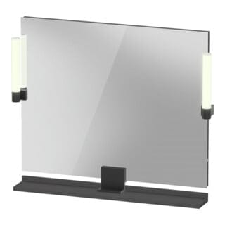Duravit LED-Spiegel 9 W Sivida 85x65x3,6cm, gra m, Leu., au, stl, G sw