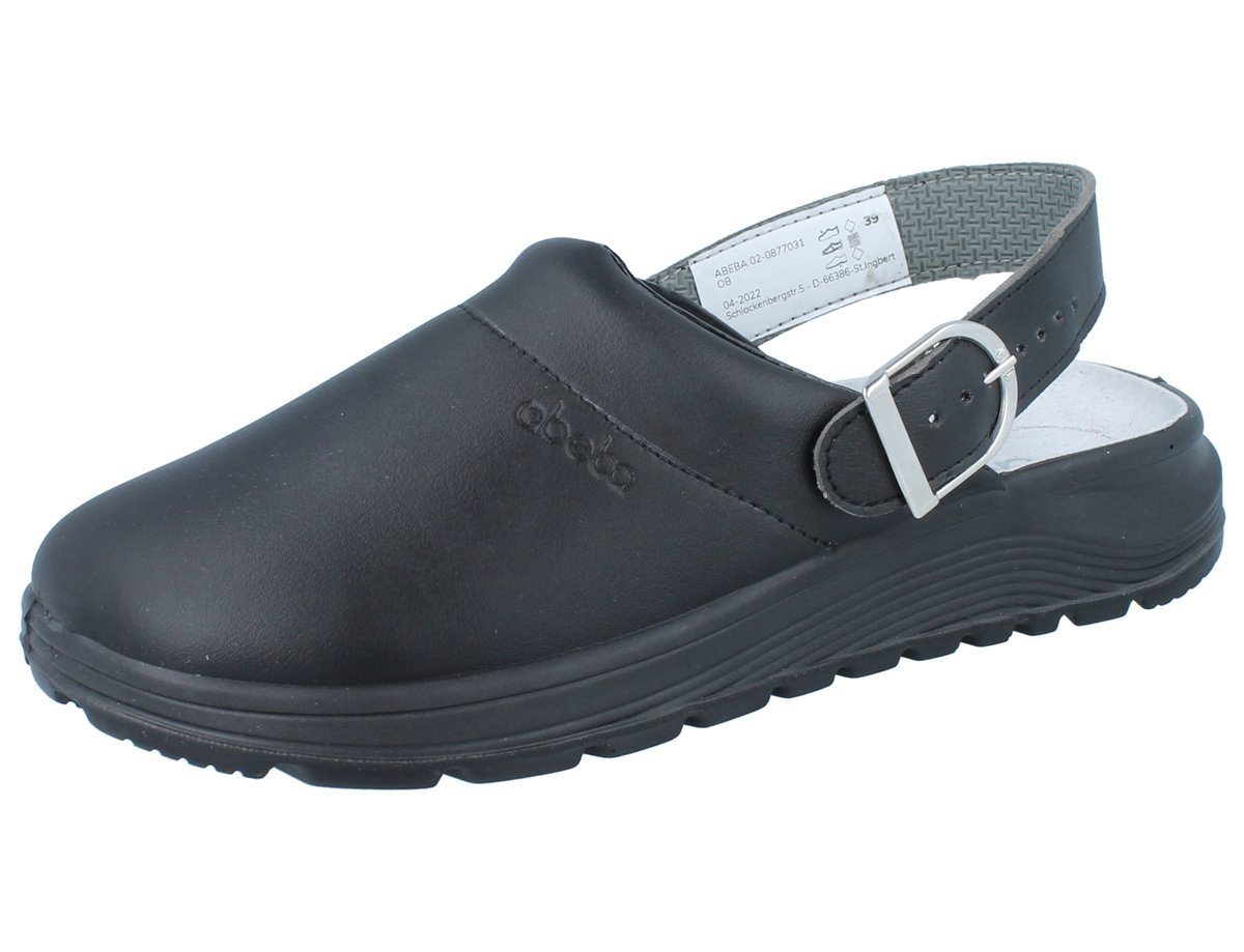 Abeba ABEBA Active Damen Herren Clogs Berufsschuhe schwarz - Größe: 43 Arbeitsschuh Bild 5